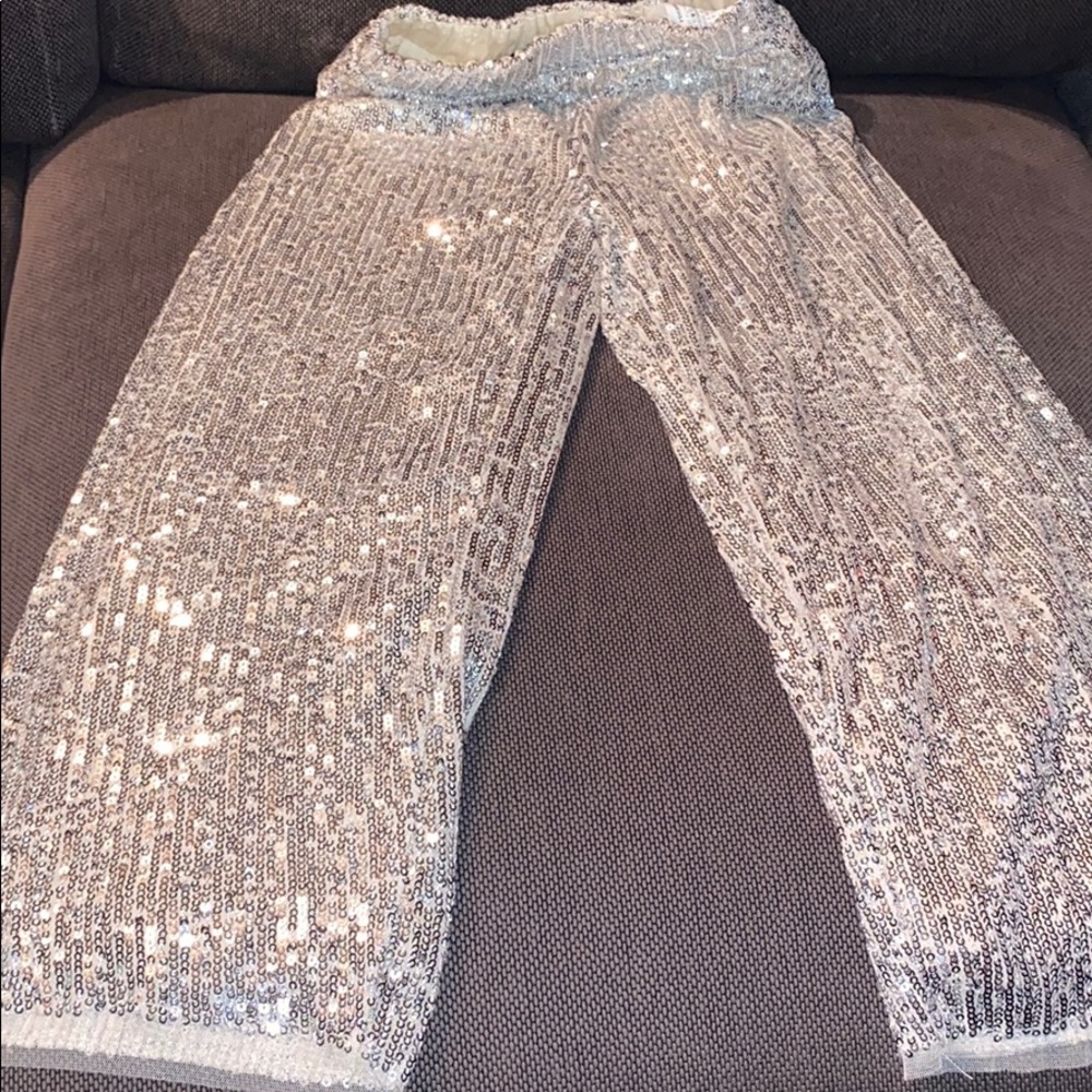 Zara sequin pants
